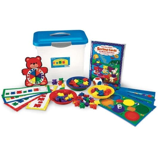 Set de actividades de clasificación, diseño y juego Three Bear Family®