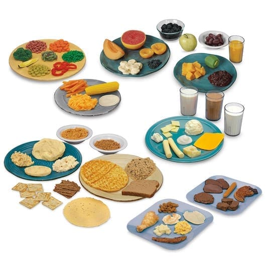 Juego completo de réplicas de alimentos grandes Kit de Nasco
