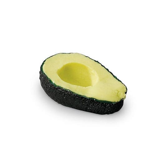 Réplica de comida de palta Nasco – Mitad