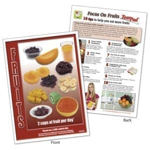 Grupo de alimentos TearPad ™ – Grupo de frutas – 8-1 / 2 x 11 – 50 hojas