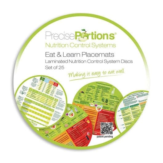 Sistema de disco de sistema de control de nutrición Precise Portions® – Pkg. de 25